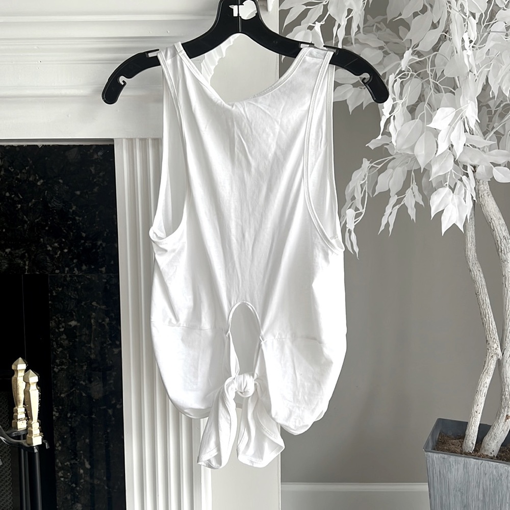 ALC white Tank Top BNWT with tie on back